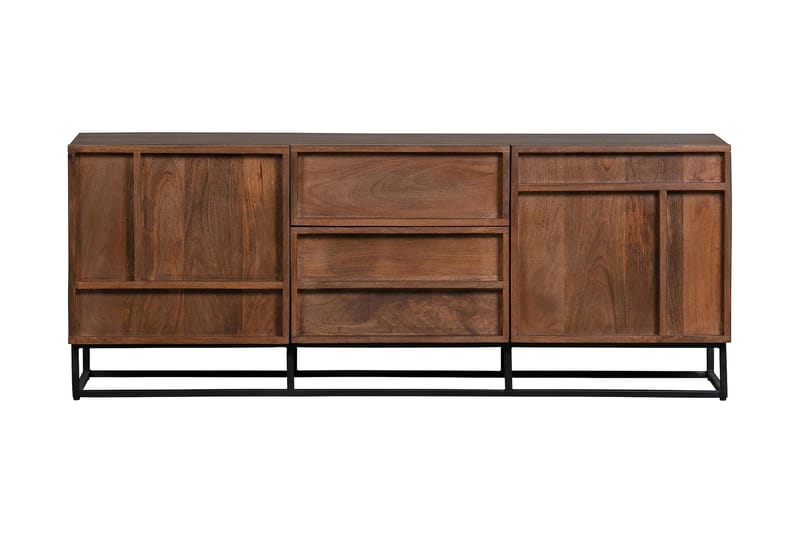 Forrestina TV-Bord 140 cm - Mangotræ/Beige - Møbler - TV borde & mediemøbler - TV-borde
