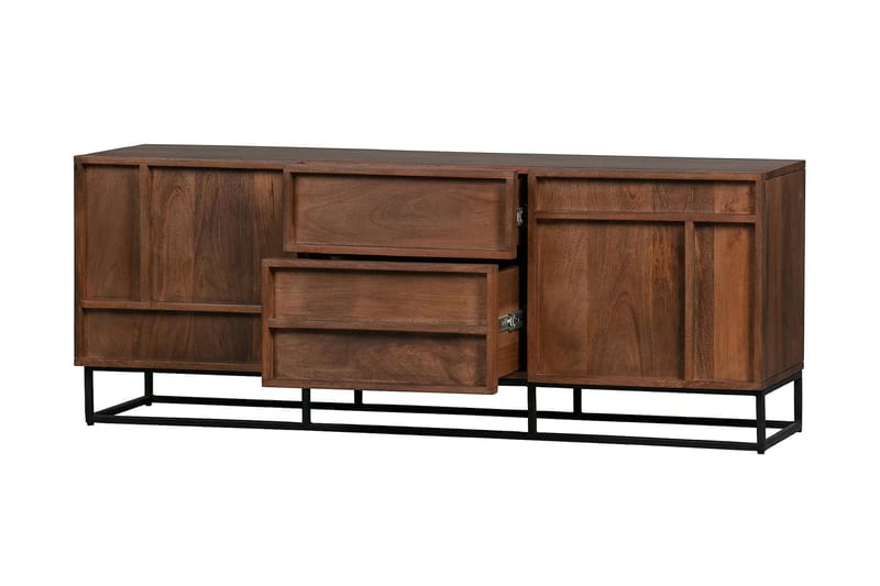 Forrestina TV-Bord 140 cm - Mangotræ/Beige - Møbler - TV borde & mediemøbler - TV-borde