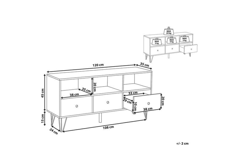 TV-bord Foston - Møbler - TV borde & mediemøbler - TV-borde