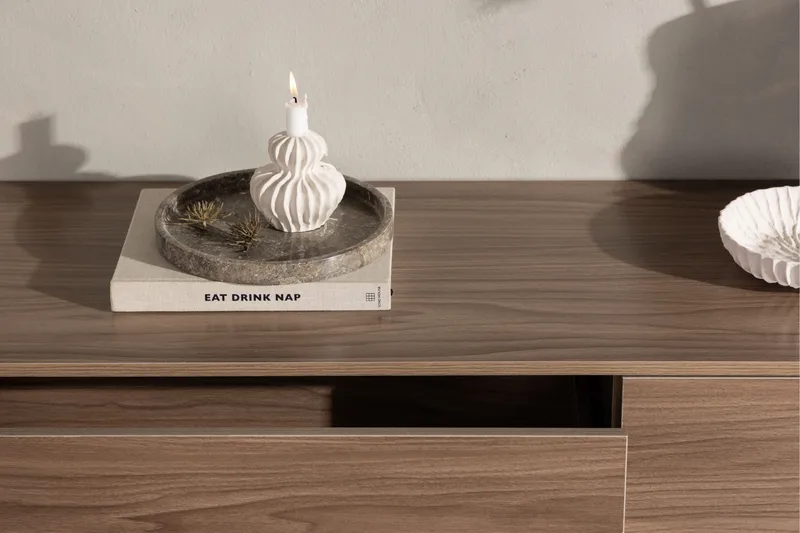 Frihamn Tv-bænk 160x45 cm Brun - Møbler - TV borde & mediemøbler - TV-borde