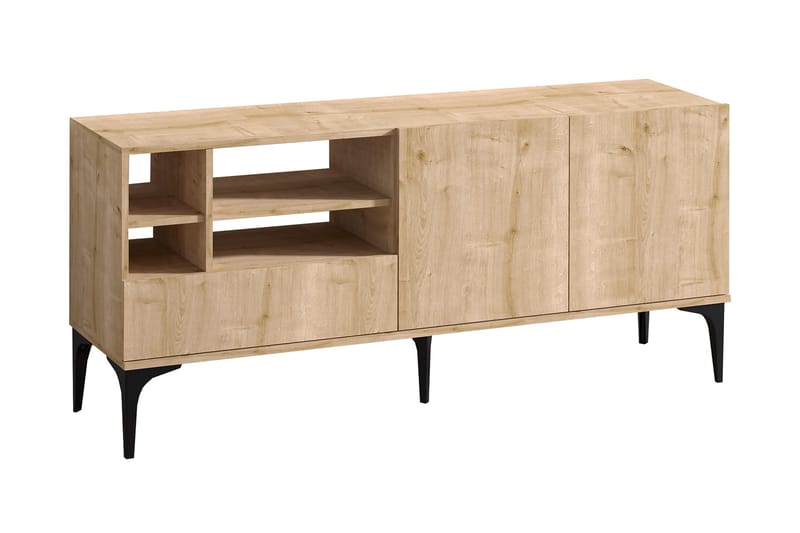 Gerdes TV-bord 80 cm - Natur/Hvid - Møbler - TV borde & mediemøbler - TV-borde