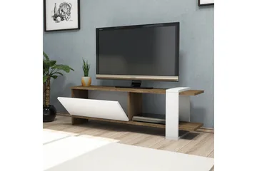 Gersby TV-Bord 120 cm - Brun/hvid - Møbler - TV borde & mediemøbler - TV-borde