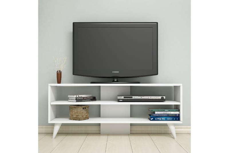 Gersby TV-Bord 120 cm - Hvid - Møbler - TV borde & mediemøbler - TV-borde