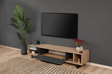 Gersby TV-Bord 160 cm - Blå/grå - Møbler - TV borde & mediemøbler - TV-borde