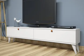 Gersby TV-Bord 160 cm - Hvid - Møbler - TV borde & mediemøbler - TV-borde