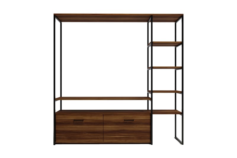 Gilzes TV-Bord 180 cm - Valnød - Møbler - TV borde & mediemøbler - TV-borde
