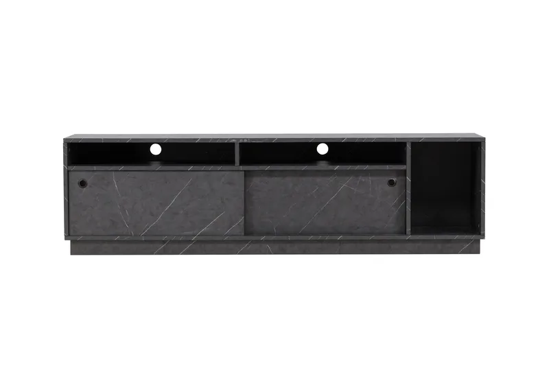 Girona Tv-bord 180x40 cm, Sort