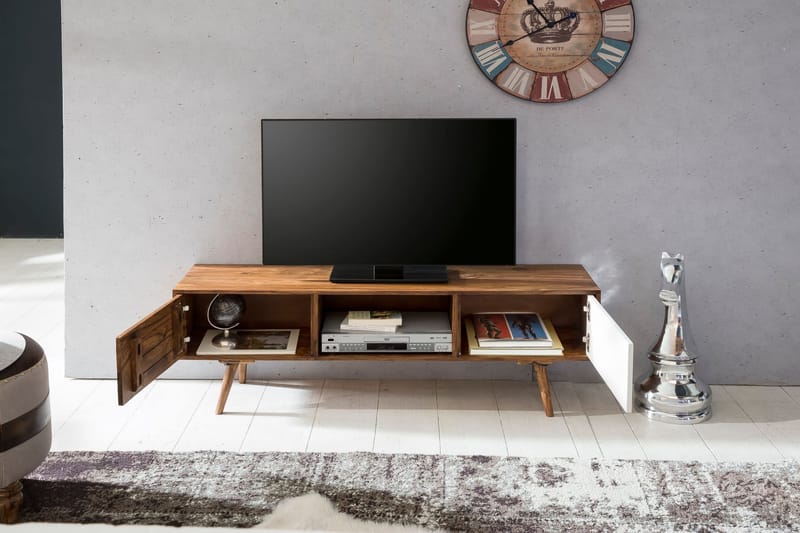 Grasham TV-Bord 140 cm - Træ/natur - Møbler - TV borde & mediemøbler - TV-borde