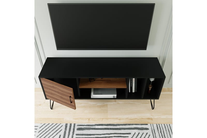 Grootland TV-bord 150 cm - Sort/Brun - TV-borde