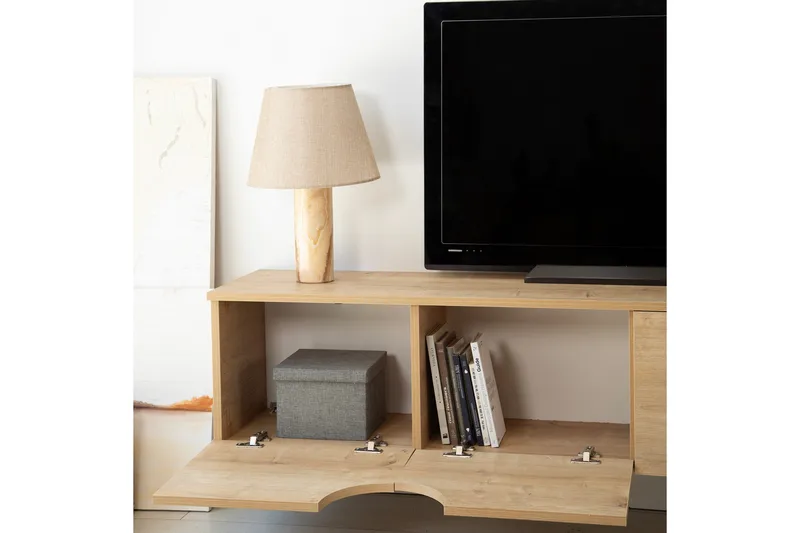 Grotte TV-Bord 180 cm - Oak - Møbler - TV borde & mediemøbler - TV-borde