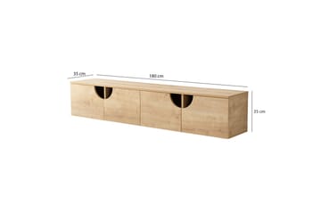 Grotte TV-Bord 180 cm - Oak - Møbler - TV borde & mediemøbler - TV-borde