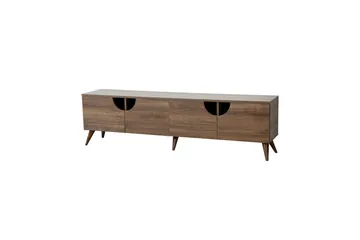Grotte TV-Bord 180 cm - Valnød finér - Møbler - TV borde & mediemøbler - TV-borde