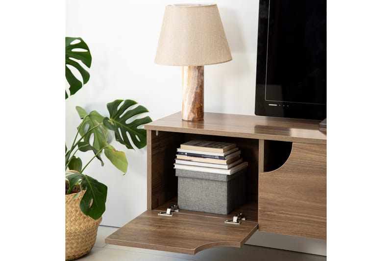 Grotte TV-Bord 180 cm - Valnød finér - Møbler - TV borde & mediemøbler - TV-borde