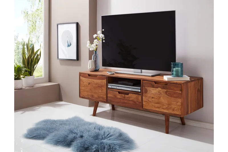 Hades TV-Bord 135 cm - Træ/natur - Møbler - TV borde & mediemøbler - TV-borde