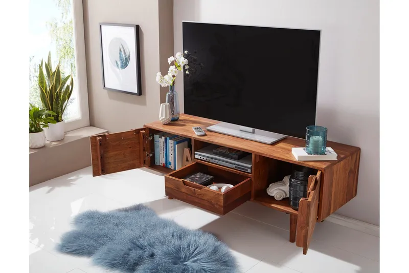 Hades TV-Bord 135 cm - Træ/natur - Møbler - TV borde & mediemøbler - TV-borde