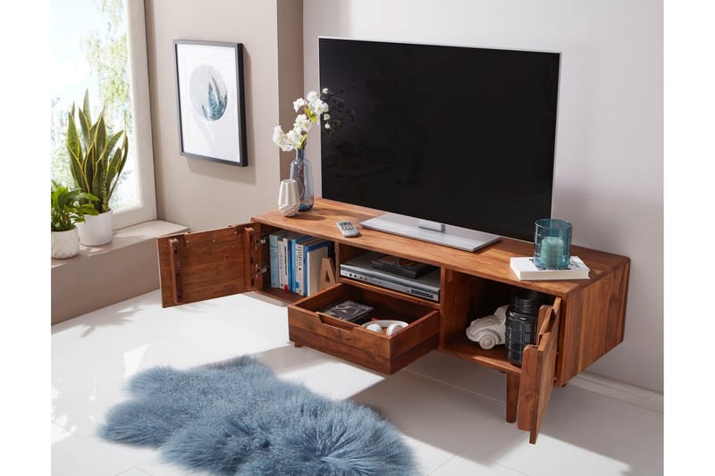 Hades TV-Bord 135 cm - Træ/natur - Møbler - TV borde & mediemøbler - TV-borde