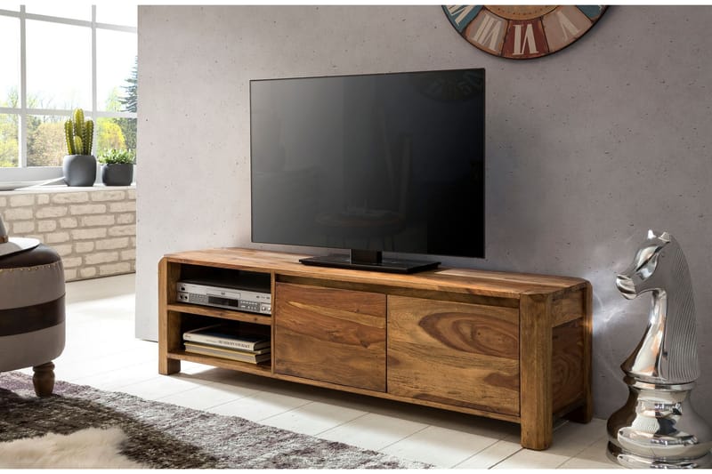 Hafsah TV-Bord 140 cm - Træ/natur - Møbler - TV borde & mediemøbler - TV-borde