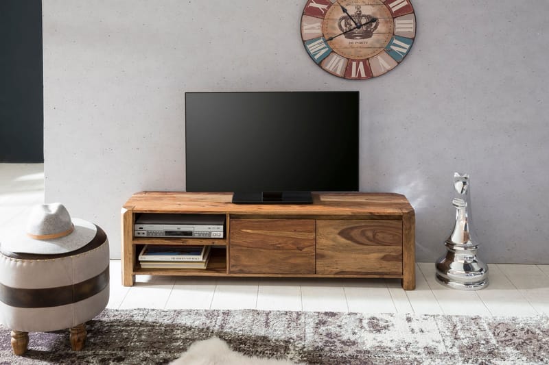Hafsah TV-Bord 140 cm - Træ/natur - Møbler - TV borde & mediemøbler - TV-borde