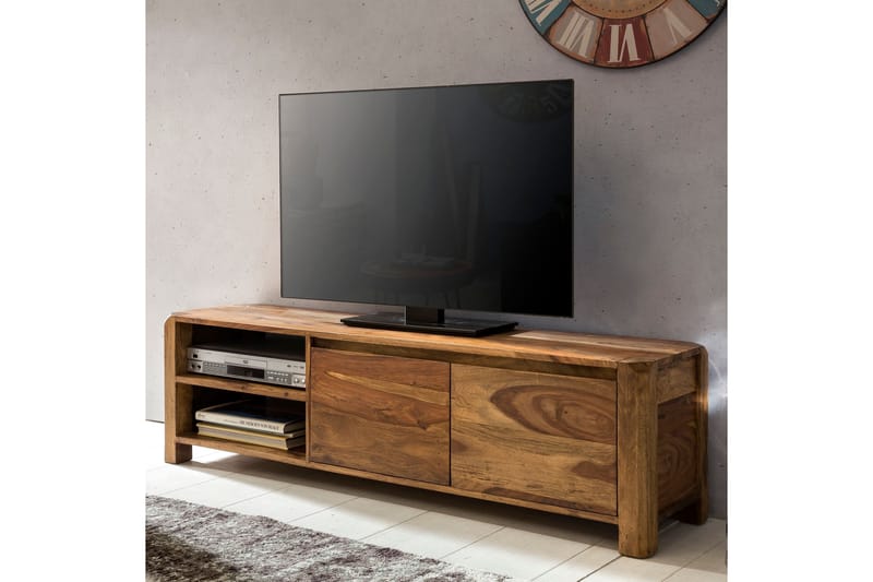 Hafsah TV-Bord 140 cm - Træ/natur - Møbler - TV borde & mediemøbler - TV-borde