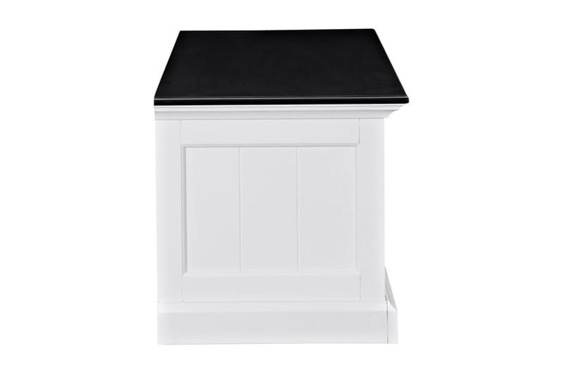 Hampton TV-Bord 120 cm - Mahogni Hvid/Sort - Møbler - TV borde & mediemøbler - TV-borde