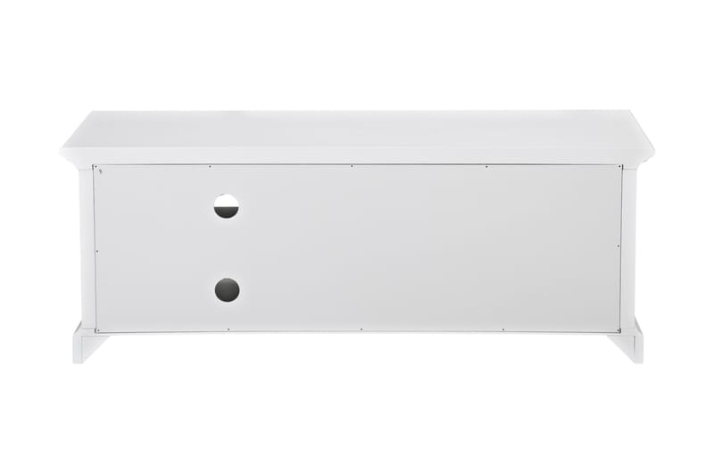 Hampton TV-Bord 120 cm Reol - Hvid - TV-borde