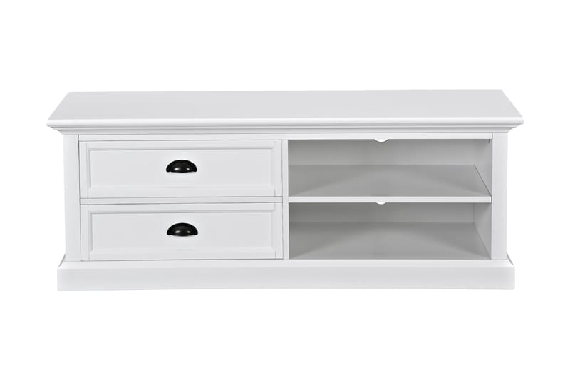 Hampton TV-Bord 120 cm Reol - Hvid - Møbler - TV borde & mediemøbler - TV-borde