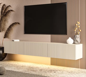 TV-bord Hanah Home Ada (180 x 28,6 x 31,4 cm) Sandstone - Sandstone - Møbler - TV borde & mediemøbler - TV-borde