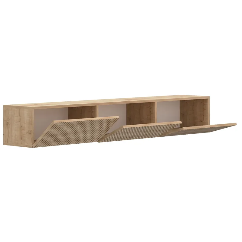 TV-bord Hanah Home Ada (180 x 28,6 x 31,4 cm) Sapphire Oak - Sapphire Oak - Møbler - TV borde & mediemøbler - TV-borde