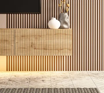 TV-bord Hanah Home Ada (180 x 28,6 x 31,4 cm) Sapphire Oak - Sapphire Oak - Møbler - TV borde & mediemøbler - TV-borde
