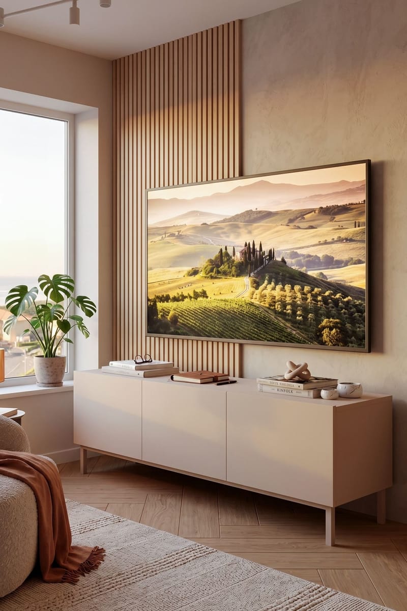 TV-bord Hanah Home Coast (150 x 47,3 x 36,8 cm) Sand - Sand - Møbler - TV borde & mediemøbler - TV-borde