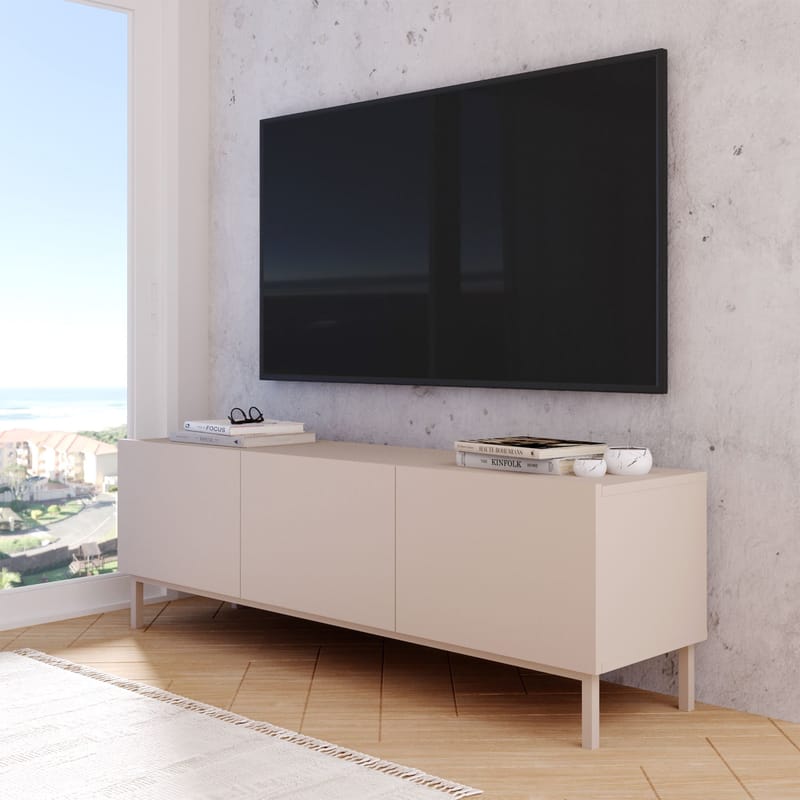 TV-bord Hanah Home Coast (150 x 47,3 x 36,8 cm) Sand - Sand - Møbler - TV borde & mediemøbler - TV-borde