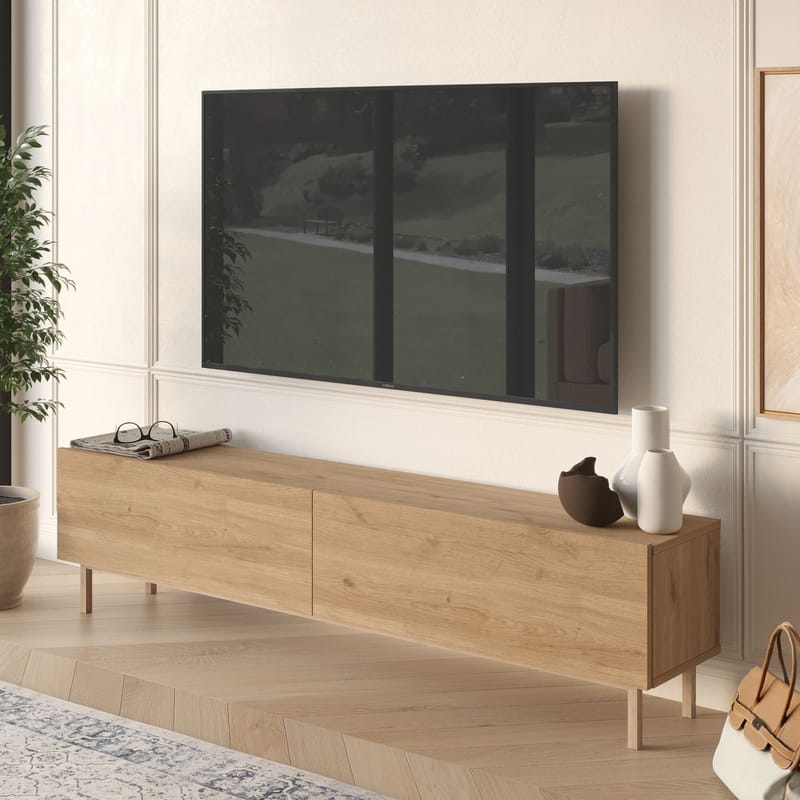 TV-bord Hanah Home Future (180 x 43,3 x 31,6 cm) Eg - Eg - Møbler - TV borde & mediemøbler - TV-borde