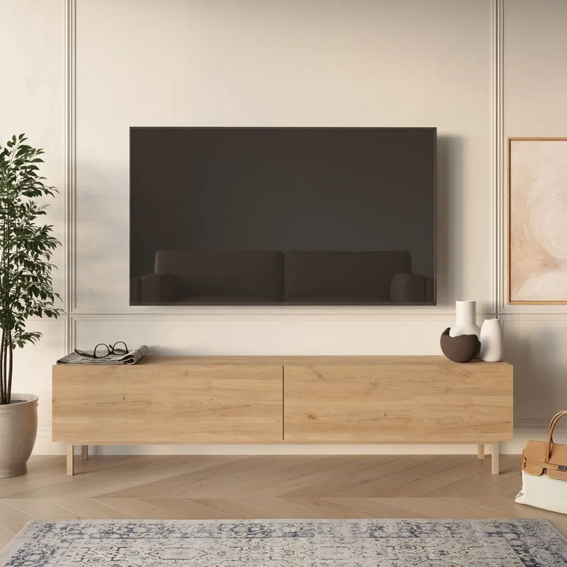TV-bord Hanah Home Future (180 x 43,3 x 31,6 cm) Eg - Eg - Møbler - TV borde & mediemøbler - TV-borde