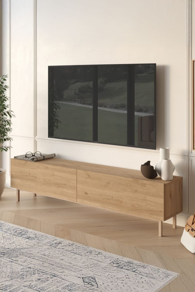 TV-bord Hanah Home Future (180 x 43,3 x 31,6 cm) Eg - Eg - Møbler - TV borde & mediemøbler - TV-borde