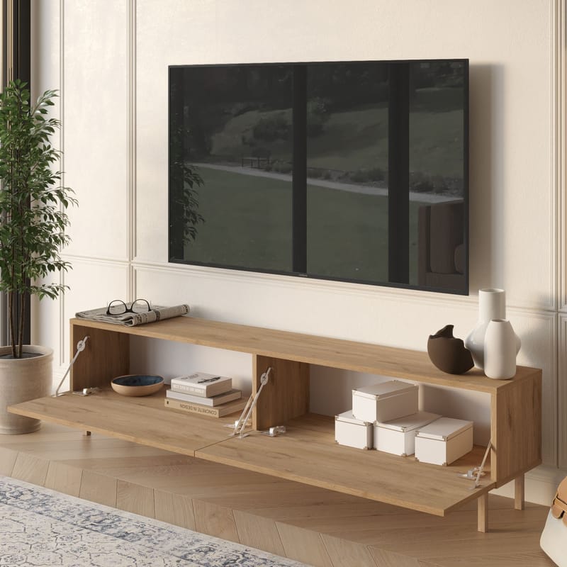 TV-bord Hanah Home Future (180 x 43,3 x 31,6 cm) Eg - Eg - Møbler - TV borde & mediemøbler - TV-borde