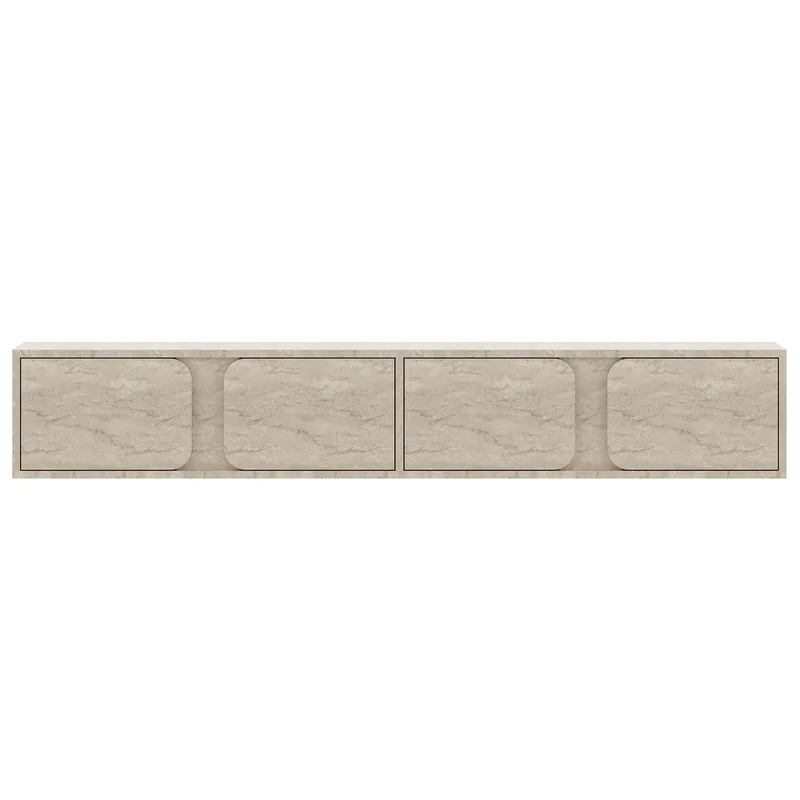 TV-bord Hanah Home Helen (180 x 30 x 30 cm) Travertin, Travertin
