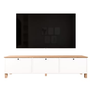 TV-bord Hanah Home Nord (180 x 45,6 x 32 cm) Hvid eg - Hvid og eg - Møbler - TV borde & mediemøbler - TV-borde
