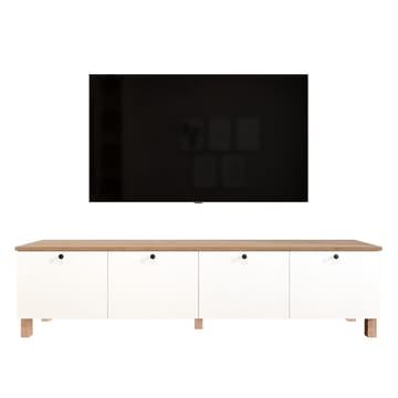 TV-bord Hanah Home Nord (180 x 45,6 x 34,1 cm) Hvid eg - Hvid og eg - Møbler - TV borde & mediemøbler - TV-borde