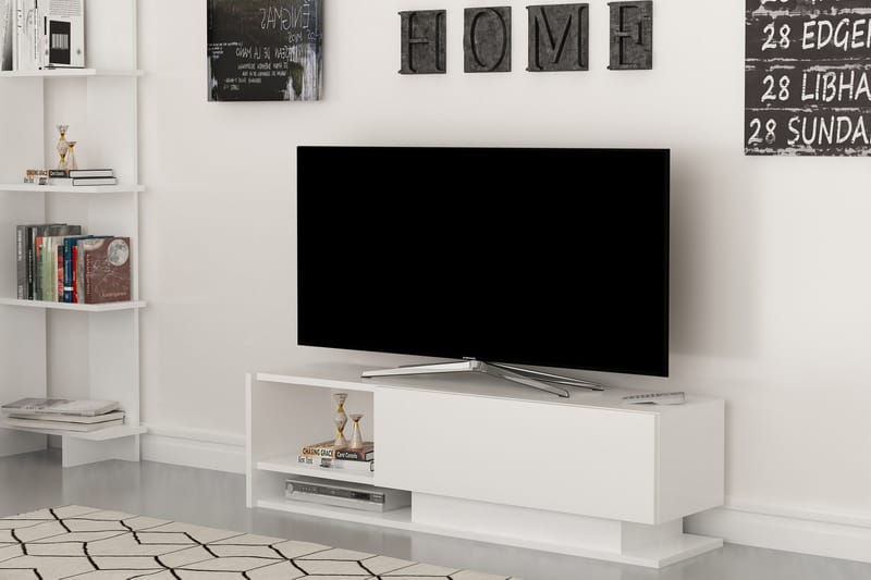 Hejde TV-Bord 120 cm - Hvid - TV-borde