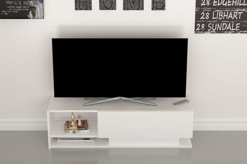 Hejde TV-Bord 120 cm - Hvid - Møbler - TV borde & mediemøbler - TV-borde