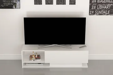 Hejde TV-Bord 120 cm - Hvid - Møbler - TV borde & mediemøbler - TV-borde