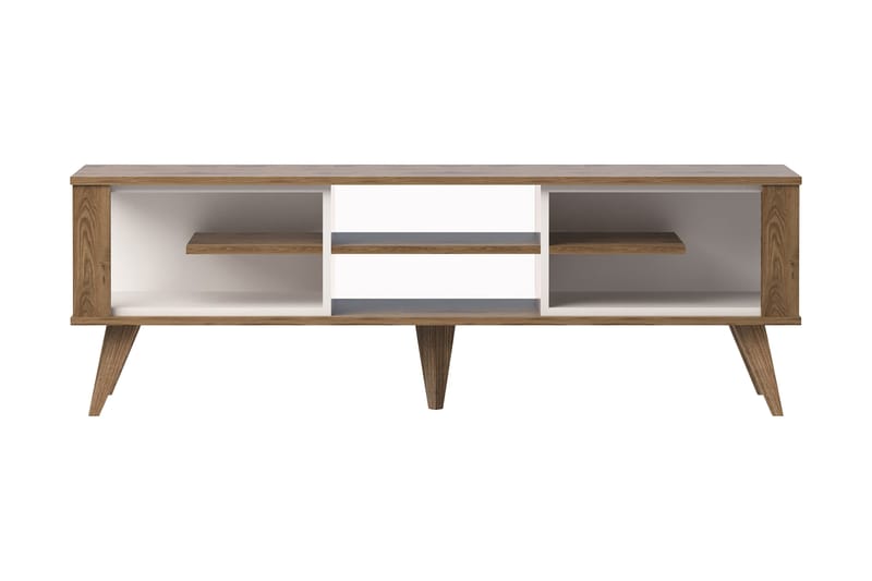 Hejde TV-Bord 160 cm - Brun/hvid - Møbler - TV borde & mediemøbler - TV-borde