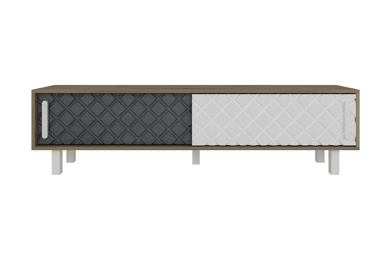 Hejde TV-Bord 180 cm - Brun/hvid - Møbler - TV borde & mediemøbler - TV-borde