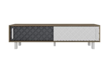 Hejde TV-Bord 180 cm - Brun/hvid - Møbler - TV borde & mediemøbler - TV-borde