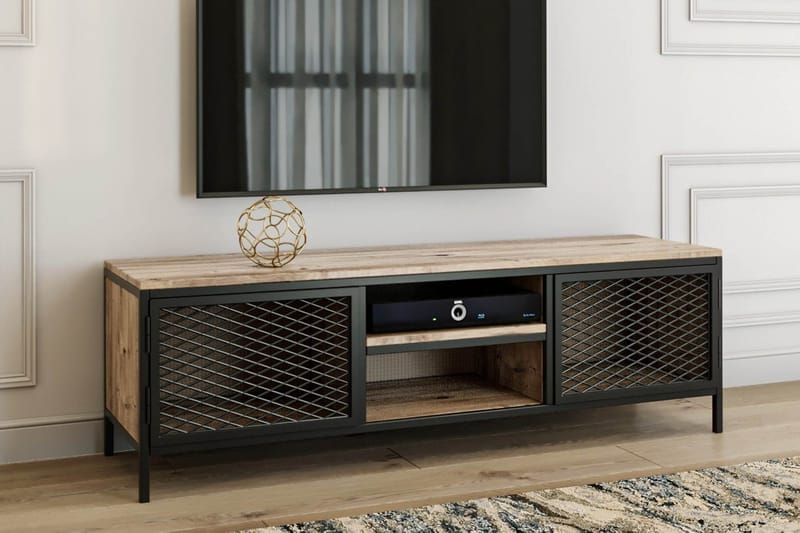 Hellroaring TV-Bord 150 cm - Eg|Sort - Møbler - TV borde & mediemøbler - TV-borde