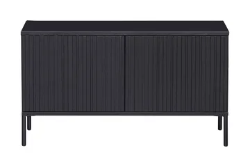 Hemlinge Gulvstående Tv-bord 100 cm med Opbevaring i Fyr - Sort - Møbler - TV borde & mediemøbler - TV-borde
