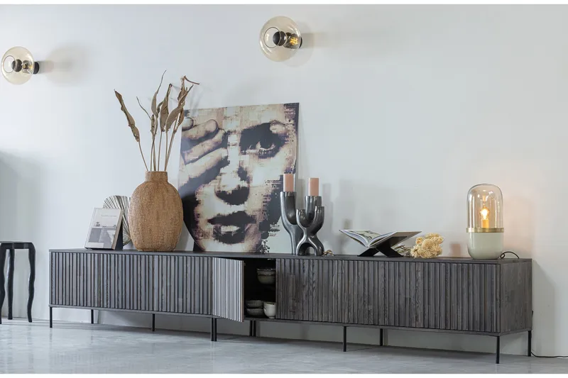 Hemlinge TV-bord 150 cm - Espresso - Møbler - TV borde & mediemøbler - TV-borde