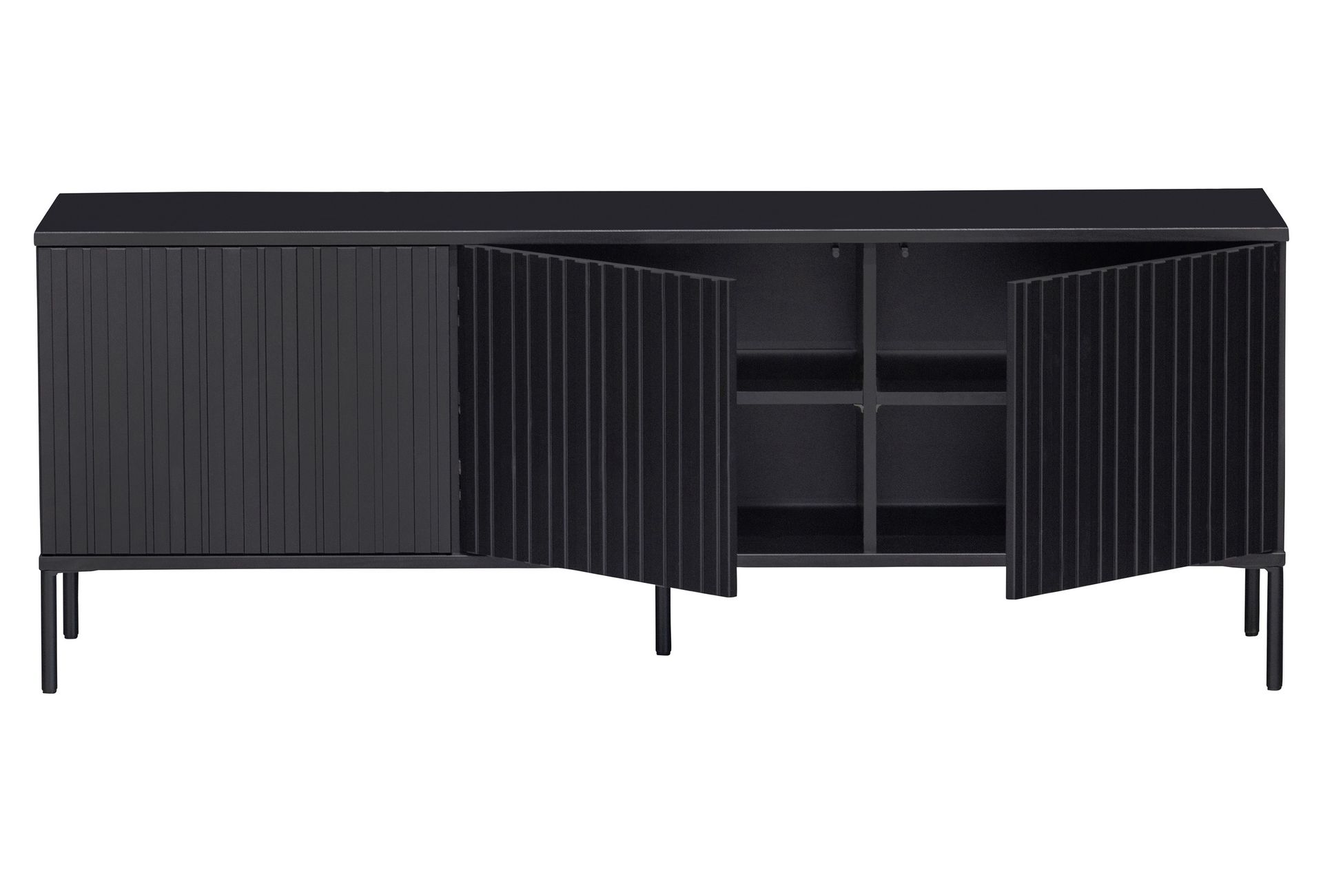 Hemlinge TV-bord 150 cm - Sort - Møbler - TV borde & mediemøbler - TV-borde