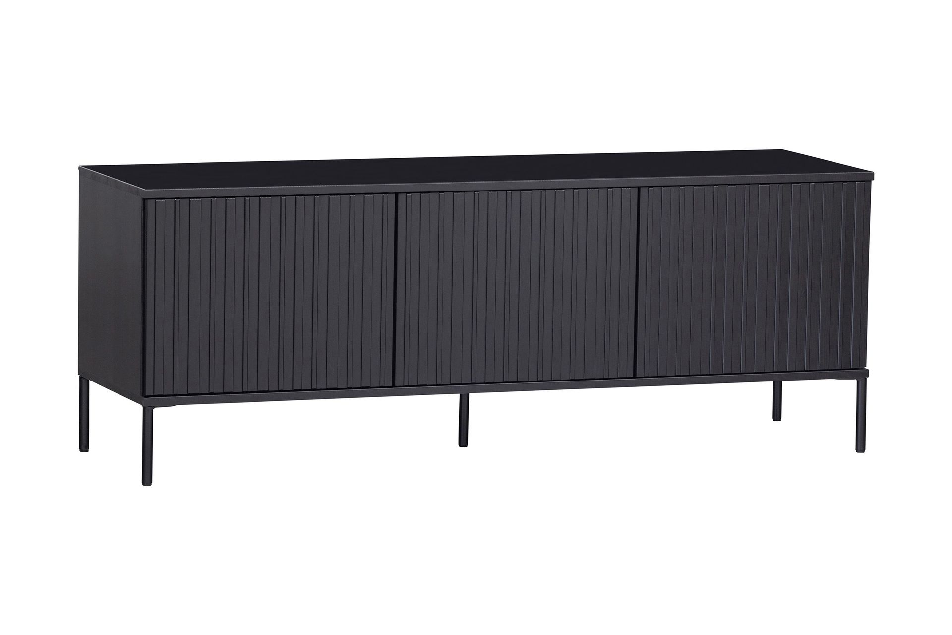 Hemlinge TV-bord 150 cm - Sort - Møbler - TV borde & mediemøbler - TV-borde