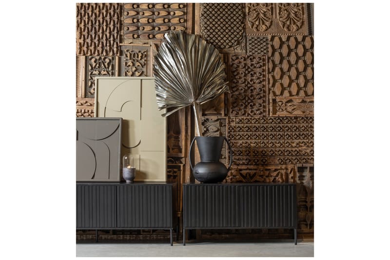 Hemlinge TV-bord 150 cm - Sort - Møbler - TV borde & mediemøbler - TV-borde